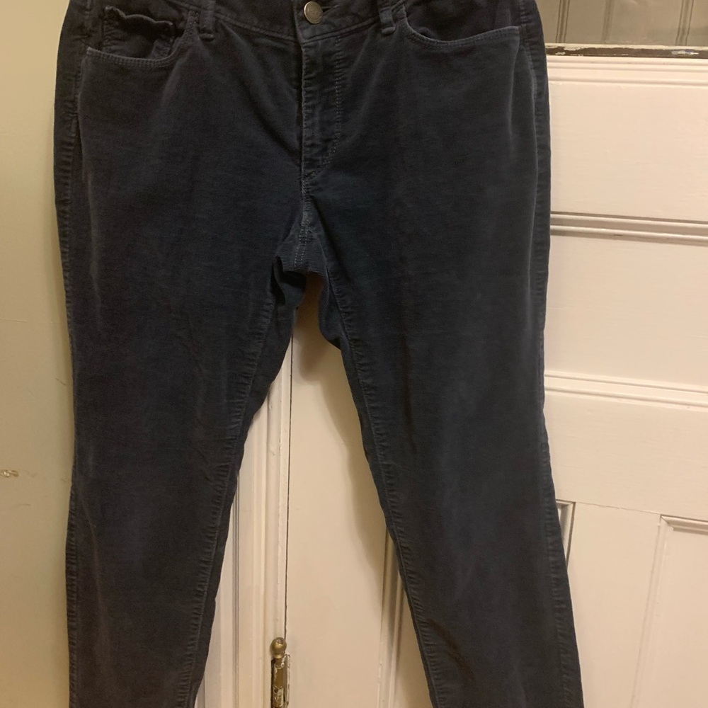 LOFT Straight Leg Pants - Dark Gray